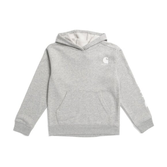 NEW CARHARTT Big Girls / boy  Hoodie in  Heather Grey 725 1j8 - Picture 3 of 3